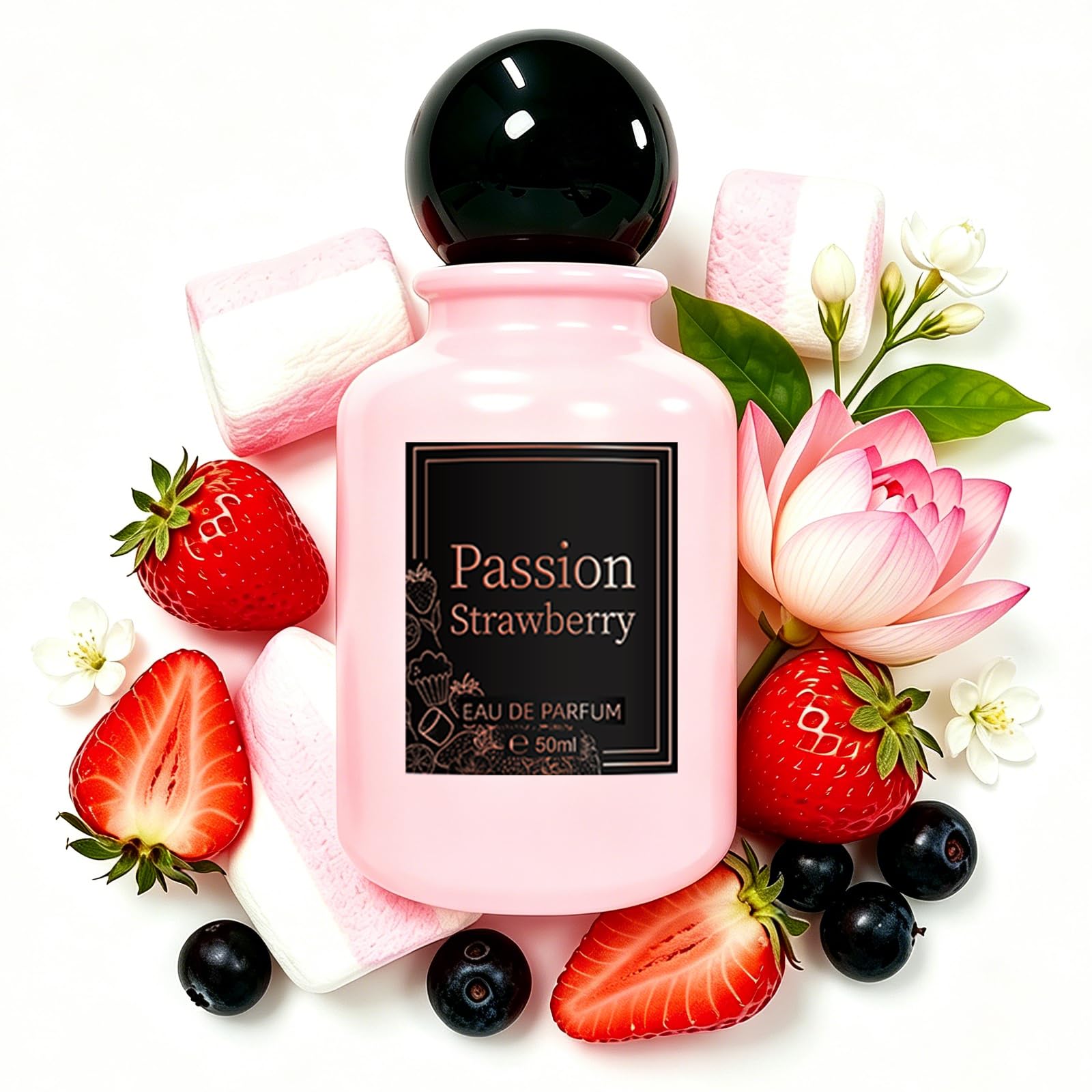 Perfume Fragrance Bottle - Passion Strawberry Eau De Parfum 50ml