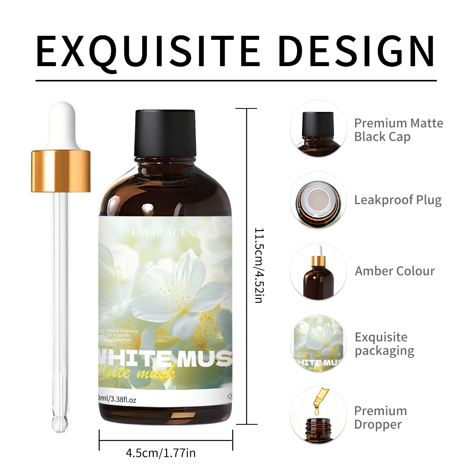 100ml White Musk Natural Plant - Musk White Oil のレビューと価格