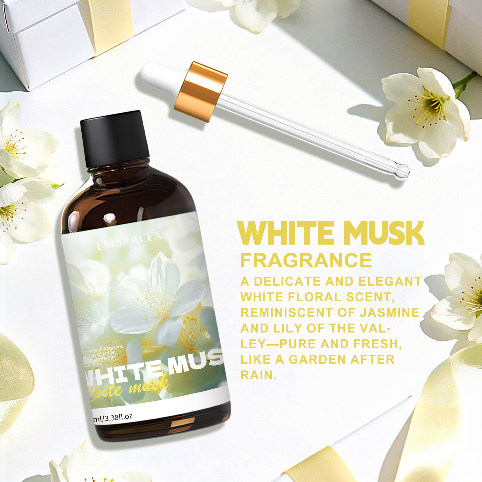 100ml White Musk Natural Plant - Musk White Oil のレビューと価格