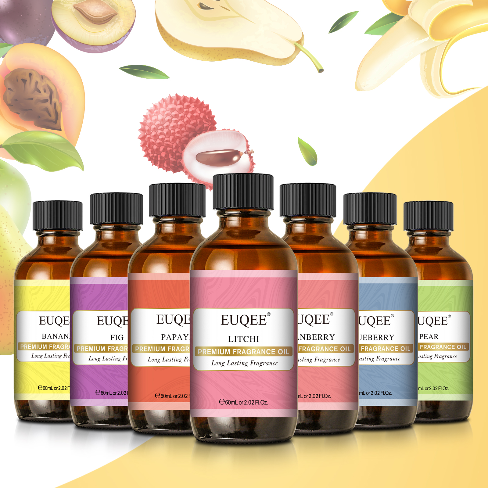 EUQEE 60ml Fragrance Oil with  - Musk White Oil のレビューと価格