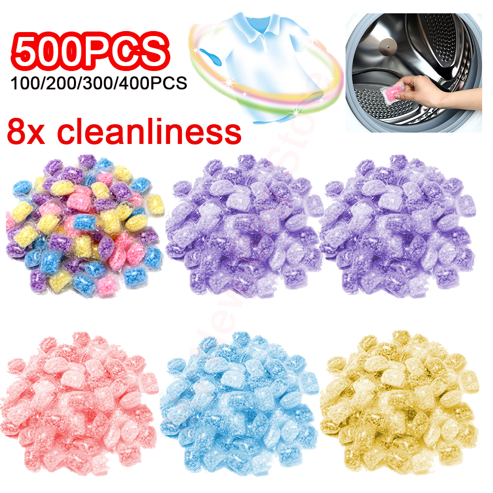 100-500PCS  Laundry Beads Dete - Perfume Fragrance Laundry Detergent のレビューと価格