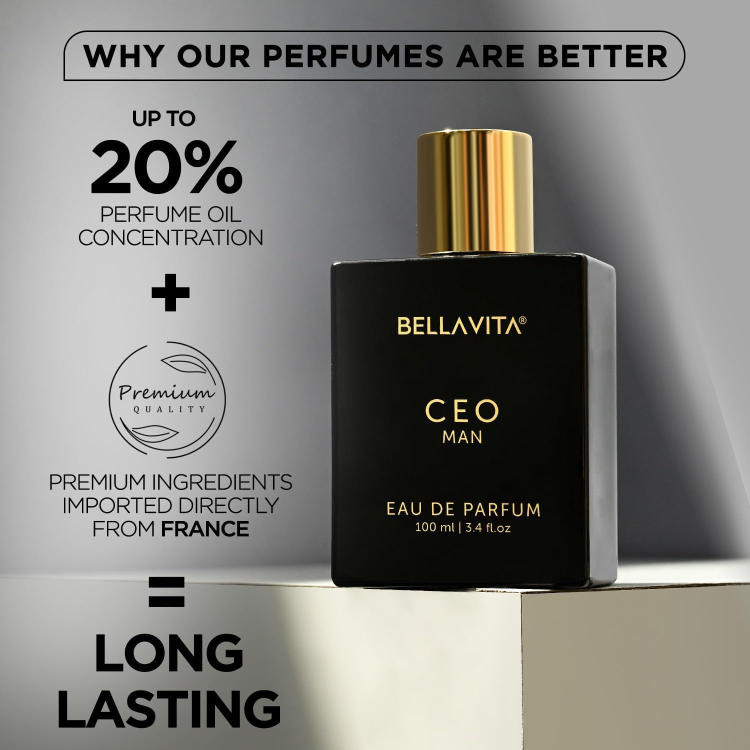 BellaVita Luxury 100ml EDP Uni - Perfume Fragrance Bottle のレビューと価格