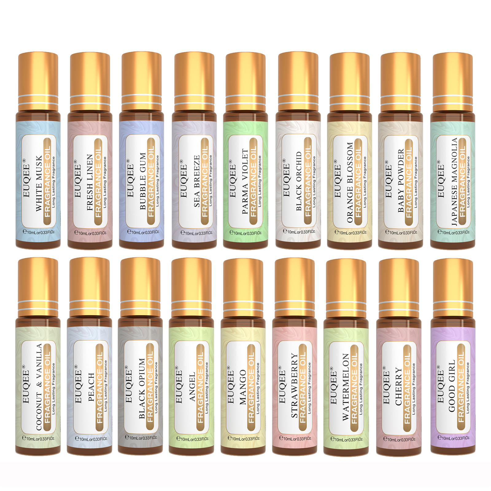 EUQEE 10ml Roller Fragrance Oi - Musk White Oil のレビューと価格