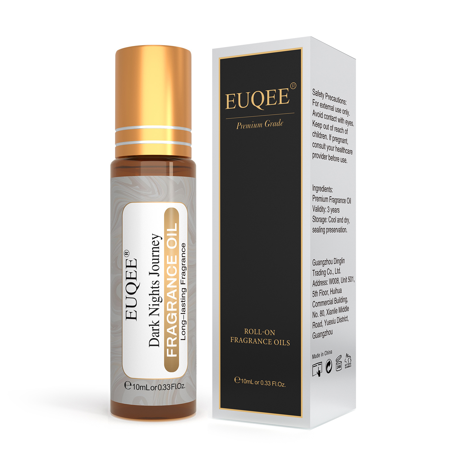 EUQEE 10ml Roller Fragrance Oi - Musk White Oil のレビューと価格