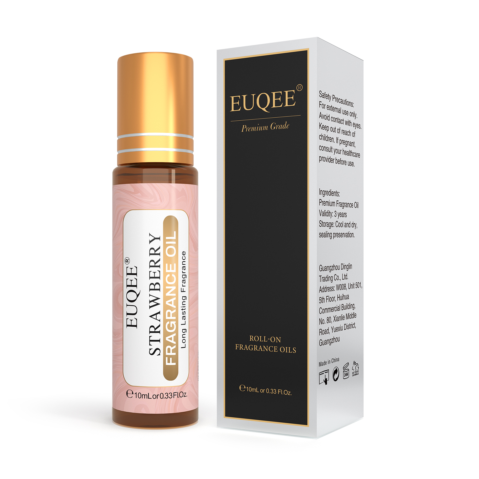 EUQEE 10ml Roller Fragrance Oi - Musk White Oil のレビューと価格