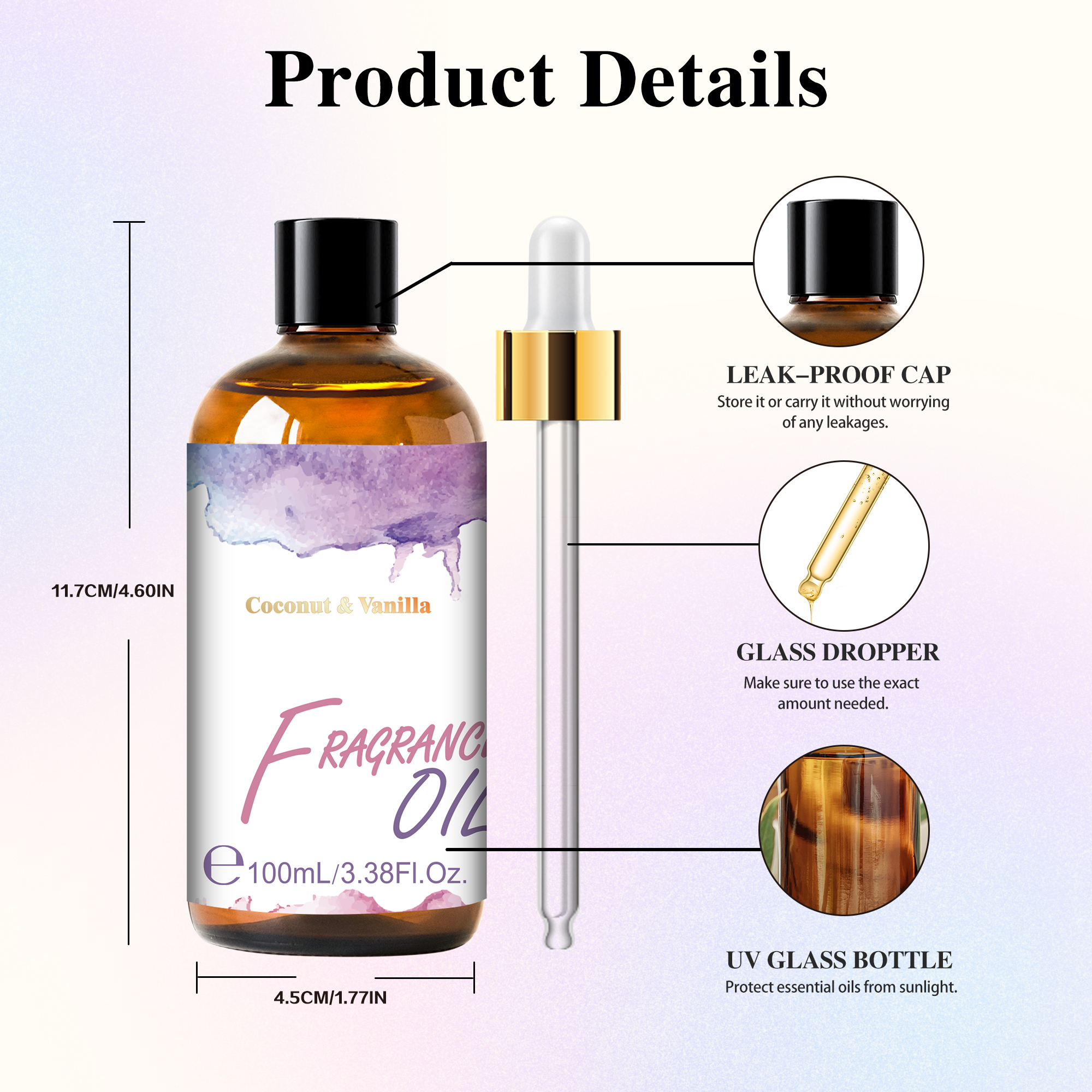 100ml Coconut & Vanilla Fragra - Musk White Oil のレビューと価格