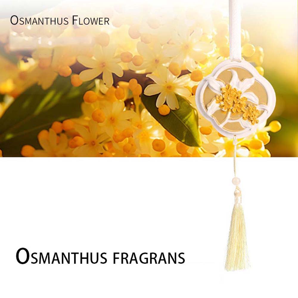 Car fragrance pendant Osmanthu - Perfume Gardenia Fragrance のレビューと価格