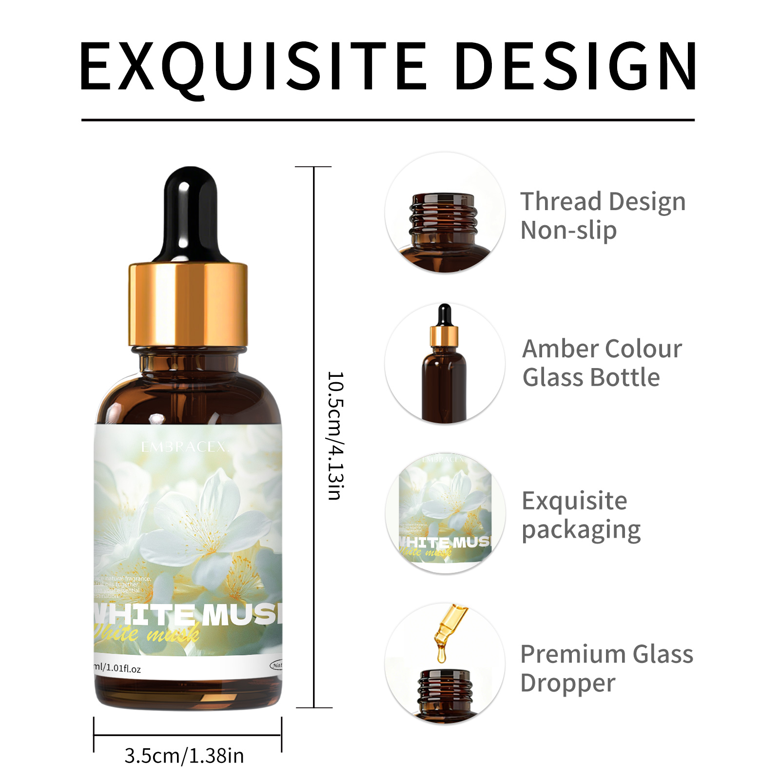 30ml White Musk Essential Oil  - Musk White Oil のレビューと価格