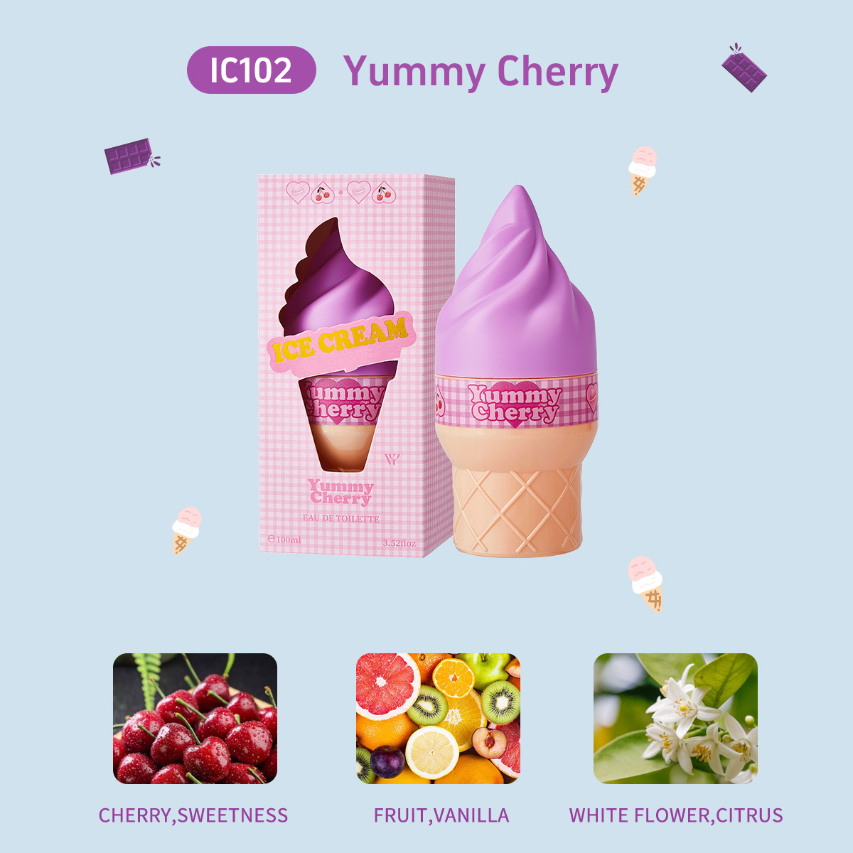 Ice Cream Cone Perfume Body Sp - Perfume Fragrance Bulk のレビューと価格