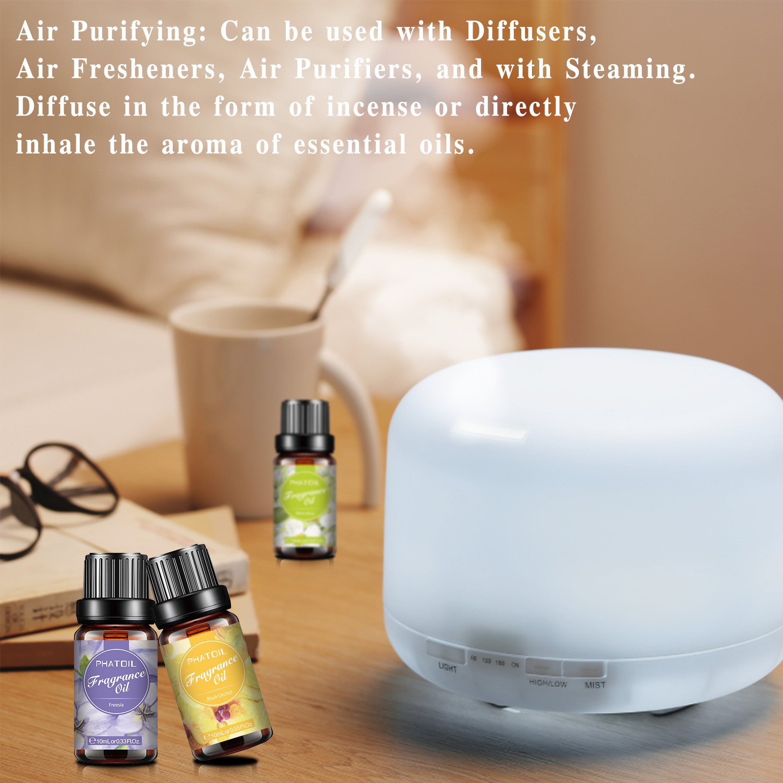 PHATOIL 10PCS Fragrance Oil Se - Musk White Oil のレビューと価格